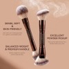 MAGEFY 2 Piezas Brochas de Maquillaje de Doble Punta, Set