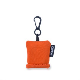 Carson Stuff-It Microfiber Lens Cloth Cleaning System for Eyeglasses, Smartphones, Tablets, Optics Lenses, Cameras and More, 6.25'' x 6.25'' - Orange (SN-40OR)