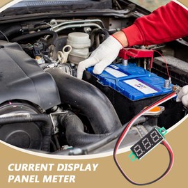 OSALADI Ammeter DC4-30V 0-10A Current Display Panel Meter LED Digital Ammeter Board Module Mini Panel Table