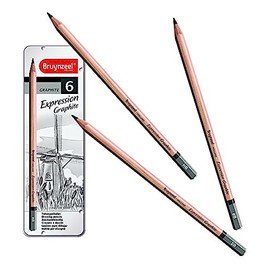 TALENS - Estuche 6 Graphite Pencils Metal Box Expression