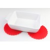 Red Drinks Coasters Set of 6 by Stone & Thyme