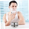 Mikinona 1pc Shaving Bowl Lid Sturdy Soap Foaming Bowl for