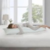 Pemberly Row Polyester Rayon Foam Pillow with Bamboo Cover in
