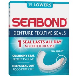 Sea-Bond Seabond Denture Fixative Seals - Original - 15 Lowers - Pack of 6