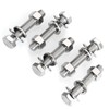 Mywish (6 Sets) 3/8-16x2 Hex Head Nuts and Bolts with