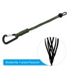 [PATIKIL] Badge Lanyard with Hook 26cm 4pcs Braided Wrist Keychain