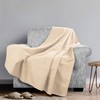 EHC Classic Rib Cotton Throw, Sofa Bed Throw Bedspread -