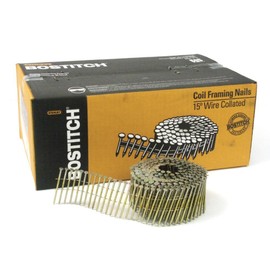 Bostitch 2-1/2 in. X .099 Galvanized Smooth Shank 15 Coil Framing Nail