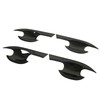 4PCs Car Exterior Door Handle Bowl Protector Glossy Black Cup