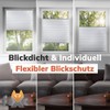 Klemmfix Pleated Blind, White, 95 x 220 cm, No Drilling