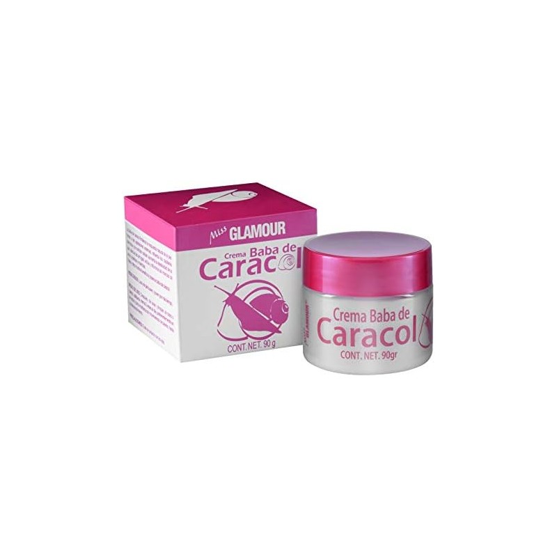 Crema de Baba de Caracol Miss Glamour 90G Antiarrugas y