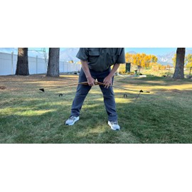 Selway archery Limbsaver Longbow Stringer | Assist You in Stringing/Unstringing Your Longbow Safely and Easily (Black with Desert Camo Cord)