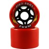 Sure-Grip Zoom Speed Roller Skate Wheels - neon/red