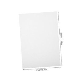 Operitacx A4 Printing Paper 50 Sheets White Thick Printable Paper for Printing Photos and Files for DIY and Office Use