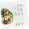 ABOOFAN 1 Set Stainless Steel Cutlery Fork Spoon Kit with