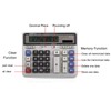 Large Computer Electronic Calculator Counter Solar Battery Power 12 Digit