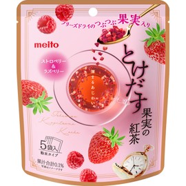 Meito Sugar Demon Fruit Tea Strawberry & Raspberry 5 Piece