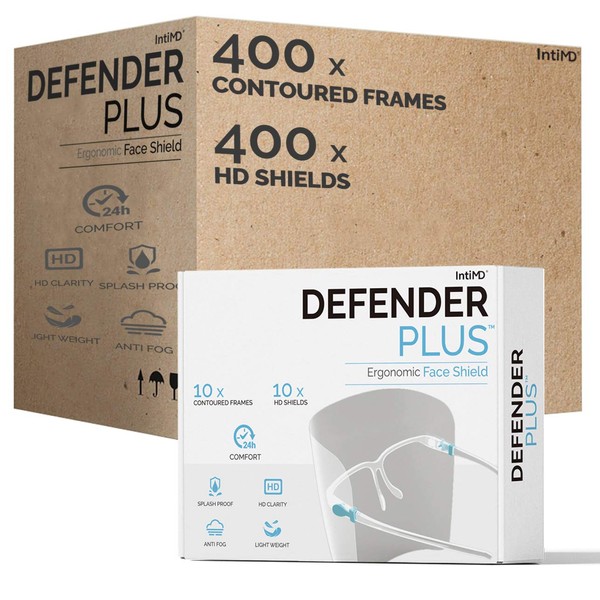 IntiMD Defender Plus Safety Full Face Shield Mask (400 Frames