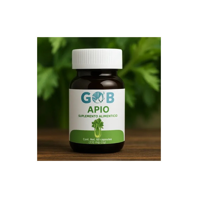 Apio En Polvo - Go3b - 60 Cápsulas - Suplemento