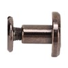 200 Sets Chicago Screws 9.5x8mm DIY Uniform Coating Brass Leather