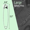 Mr. Pen Oversize Safety Pins - 2.2 Inch, 300 Pack,