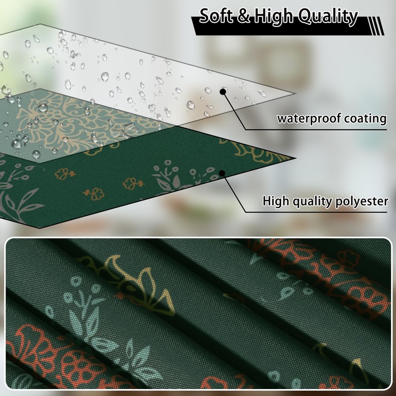 Mantel impermeable, mantel rectangular, mantel de estilo bohemio. pulgadas, adecuado