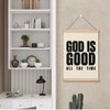 ELMCH Minimalist Christian God Is Good Wall Art Decor, 12x16