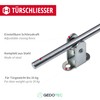 ALPENSTAHL door closer interior door bar door closer with spring