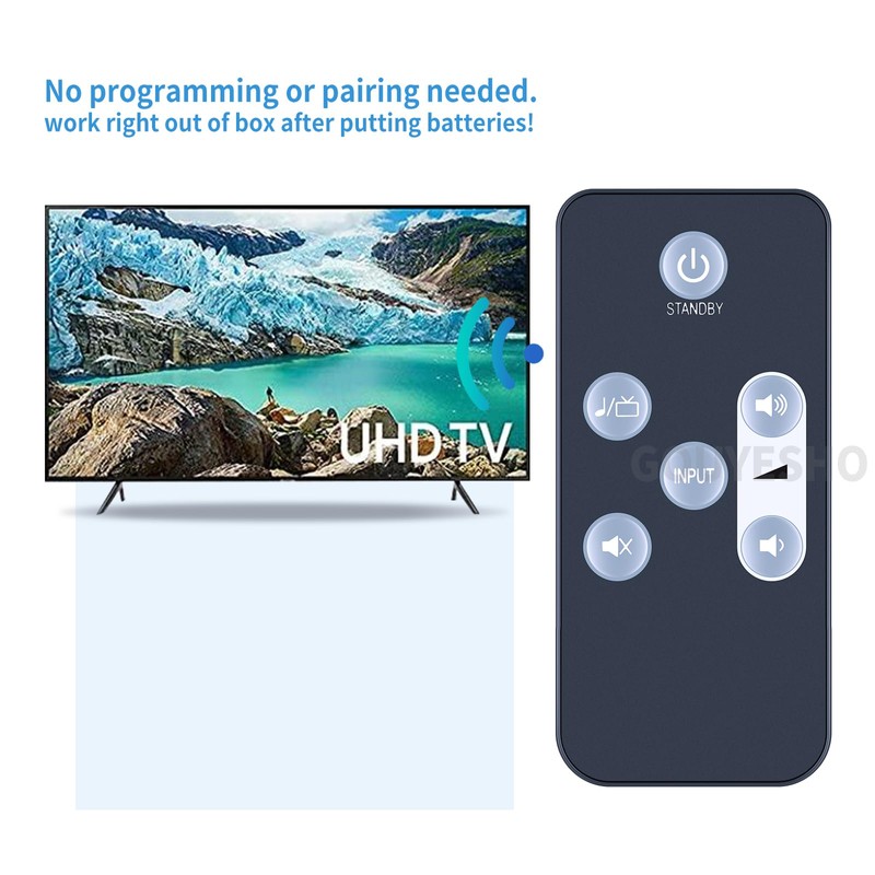 PZL New Replacement Remote Control for Boston Acoustics Soundbar Tvee