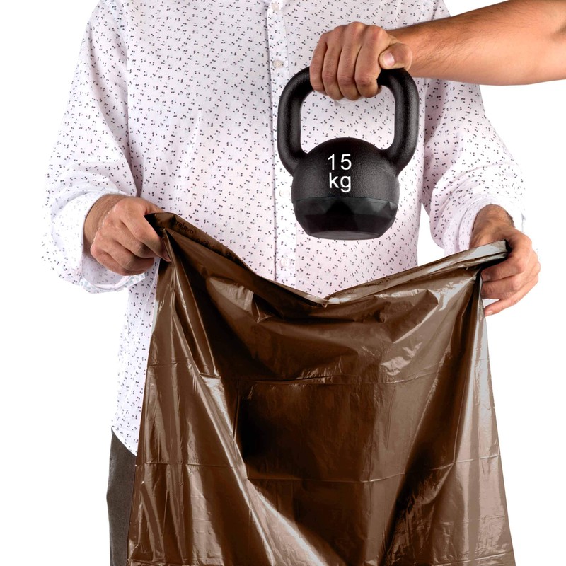 Relevo Pack of 60 Bin Liners 20 L - 100%