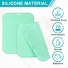 uxcell Silicone Dish Drying Mat, 9" x 12" Silicone Trivets