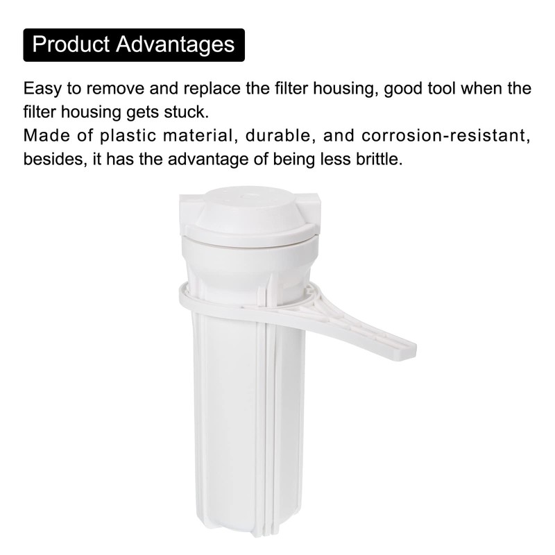 sourcing map Water Filter Housing Wrench Fit for 10-inch Water