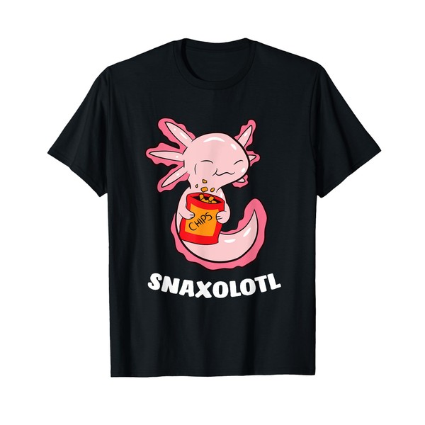 Axolotl Snaxolotl Axolotl Axolotl Candy Snaxolotl T-Shirt, black