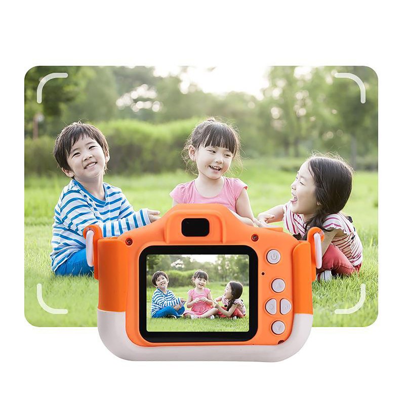 Children Kids Cartoon Fox Mini Digital Camera 40MP HD Dual