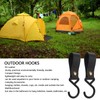 15Pcs Leather S Hooks High Strength Multifunctional Portable S Hangers