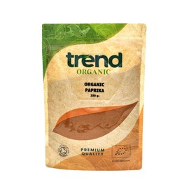 Trend Organic Paprika, Versatile Kitchen Essential, Good for Seasoning and Cooking with Earthy Flavour with Peppery Notes, Certified Organic, Vegan, Non-GMO, No Additives No Preservatives, 250g