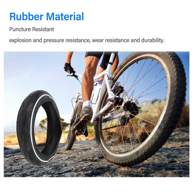 12x1.75 Rubber Scooter Tire Outer Tire 120TPI Speed Running Bike