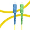 FLYPROFiber- 0.5M/1.6ft OS2 SC/UPC to SC/APC Fiber Internet Cable, Single