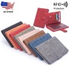 Charm Infinite RFID Blocking Leather Passport Case Multi-slot Travel Card