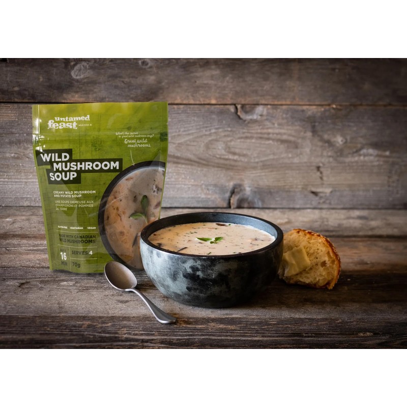 Untamed Feast, Wild Mushroom Soup, Gluten-Free, Vegetarian, Vegan-Friendly, 100g
