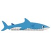 Shark Shaped Wooden Ruler