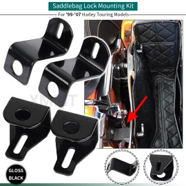 Unbranded Saddlebag Lock Security Hardware Mounting Kit For Harley Road Electra Glide FLHT
