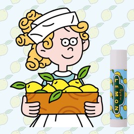 MENTHOLATUM Lip Ice Lip Balm 3.5g #Lemon - MENTHOLATUM Lip Ice Lip Balm 3