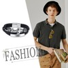 Feilok Anchor Men's Leather Bracelet Anchor Bracelet Premium Leather Bracelet
