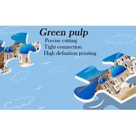 Puzzles for Adults 1000 Pieces Jigsaw Puzzles for Kids Challenging Game Toys Puzzle for Parents, Friends, Lovers and Children, Aegean Sea 27" x 20"