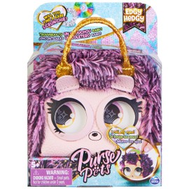 Purse Pets Micro Hedgehog Mini Bag - with Rolling Eyes, for Carrying on Handle or Attachment, Age 5+