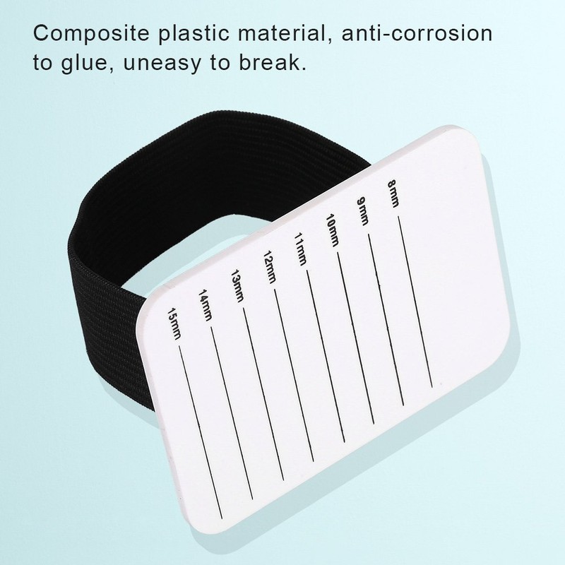 False Eyelash Pallet Tool, 8-15mm Makeup Eyelash Tray Strip Stand