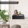 Dyna-Living Water Fountains Indoor Small Tabletop Water Fountain Waterfall Fountain