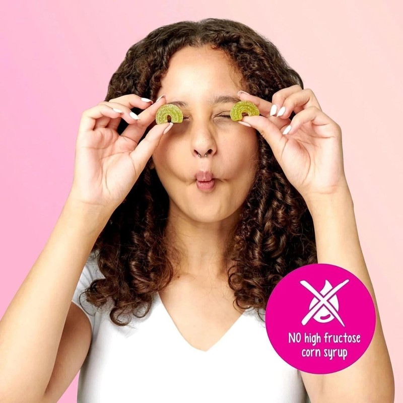 Katjes Plant Based Sheroes Gummy Candy - Peach, Lemon, Orange,