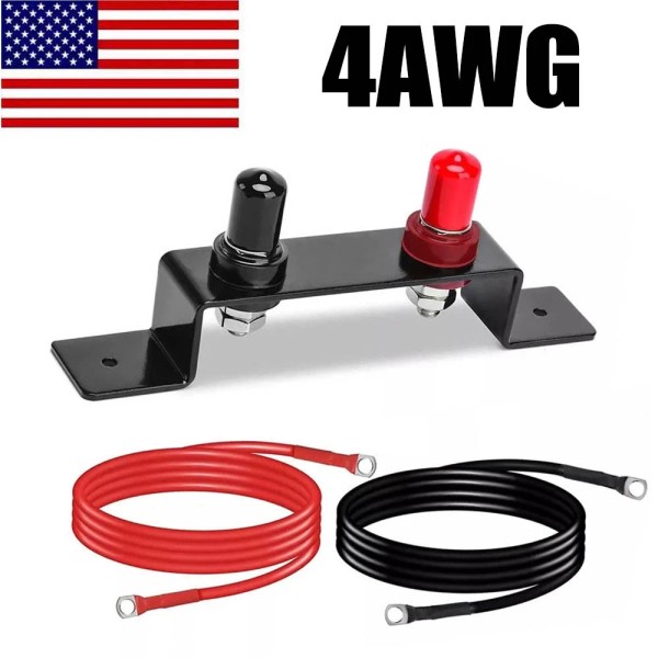 Unbranded Remote Battery Terminal Relocation Kit Battery Jump Post for